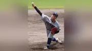 左足首靱帯断裂の甲南・米村投手、気持ちで勝つも敗退 全国高校野球鹿児島大会