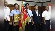 享栄主将ら、甲子園へ活躍誓う 市長・知事を表敬