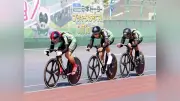「最初から全開」松山学院、自転車男子チームスプリントでジュニア日本記録を塗り替え優勝