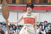 ME:I・TSUZUMI、道頓堀船上で美声披露 モアナ役で観光客魅了