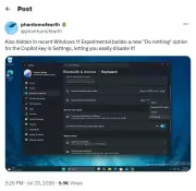 Microsoft、Windows 11でCopilotキー無効化オプションを提供開始