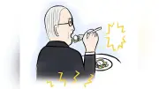 辛酸なめ子「サラダマン」銃声も動じず食事続ける大物エージェント