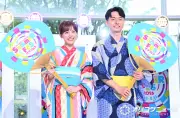 テレ朝新人アナ谷胡桃＆森太輝、浴衣姿で大役「緊張」 夏フェスをPR