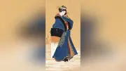 ニトリ所有の北斎「雪中美人図」、小樽で初公開へ　6.2億円で落札