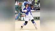 新屋、羽衣学園に惜敗 インターハイ女子ソフトボール