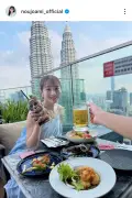 能條愛未、中村橋之助との新婚旅行マレーシア編を公開「ご飯が美味しい」