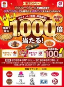 NTTドコモ、すかいらーくグループの「ハズレ無し！dポイント最大1,000倍キャンペーン」を8月開催