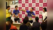 パラ陸上・新保大和選手と田巻佑真選手、名古屋でトークショー アジアパラ金メダル誓う
