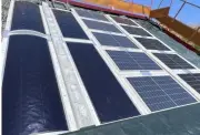 ペロブスカイト太陽電池、ため池防災堤に導入実証完了　効果確認