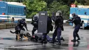 アジア大会前に銃や刃物想定訓練　愛知県警250人参加