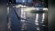 群馬県太田市で記録的短時間大雨、道路冠水や通行止め相次ぐ