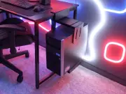 サンコー、デスクトップPCを机下に固定できるホルダー発売 1万2800円