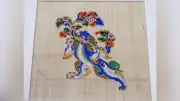 正倉院宝物「曝布彩絵半臂」の文様再現、彩色に着目した新たな模造を発表