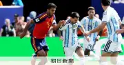 サッカーW杯決勝、スペインvsアルゼンチンは前半0-0で折り返し