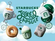 スターバックス初のカプセルトイ「スターバックス ジョイフル カプセル」8月2日発売
