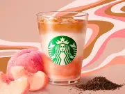 スタバ夏のピーチビバレッジ集大成「ピーチ クリーミー ティー ラテ」7月10日発売