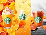 スタバ、オレンジ＆マンゴーの夏限定ドリンク3種発売