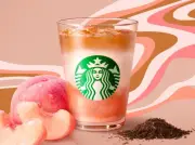 スタバ新作「ピーチクリーミーティーラテ」10日発売 夏のピーチシリーズ完結
