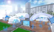 真夏のスケートリンク「白くまくん COOL PARK 2026」豊洲に4日間限定登場