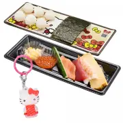 スシローとハローキティが初コラボ、ミニチャームなどグッズ付きメニュー多数
