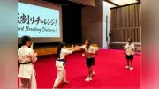 国際交流：台湾の台南市立新東国民中学の生徒が履正社中学校を訪問、空手の板割りやヒット曲紹介で交流を深める