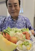 高橋英樹、夏野菜たっぷりの朝ごはん公開　彩り豊かと反響