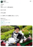 岐洲匠、『キュウレンジャー』ラッキーの誕生日を祝福「あれから9年、きずは29歳」