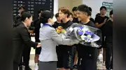 東京ヴェルディが北斗市でキャンプイン、池田市長らが歓迎セレモニー