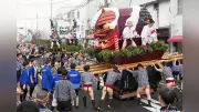 鳥栖山笠が開幕、男衆が山車を激しく揺らす「総がぶり」に歓声