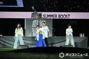 TRF、『鷹祭 SUMMER BOOST』で代表曲3連発の圧巻パフォーマンス 球場の広さにSAM苦笑い「体力的に無理だった」