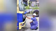 トラック運転手が技能競う県大会、秋田市で開催