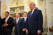 トランプ氏、FIFA会長にバログン退場処分見直し要請も「指示せず」と強調