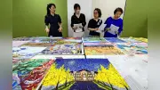ゴッホの生家で日本の子どもの絵初展示、22点がズンデルトに