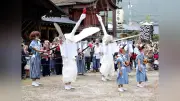 山口祇園祭開幕、県指定無形民俗文化財「鷺の舞」奉納で観客魅了