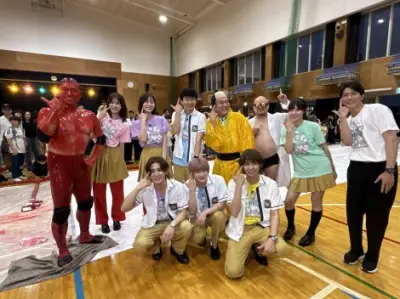 『24時間テレビ』巨大ドミノ約3万個が全て倒れる 山田涼介がスターター、春日俊彰が導火線
