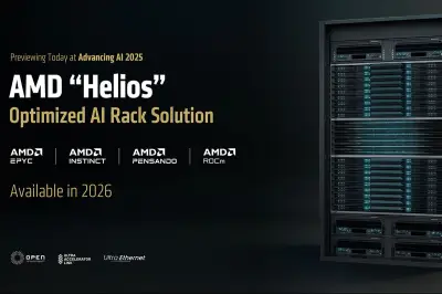 AMD、Heliosラックの内部構造とネットワーク構成を公開