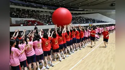 跡見学園、生徒主導の体育祭 代々木第一体育館で開催