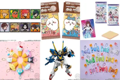 バンダイ食玩2026年8月31日発売：ちいかわ、ホロライブ、ガンダム新作登場