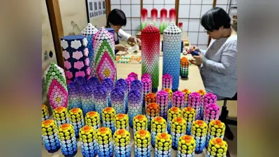 お盆前に落雁の供え物づくり最盛期 福岡・福智町の工房