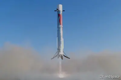 中国・藍箭航天の再使用ロケット朱雀三号、実用化へ前進…第1段の垂直着陸に成功
