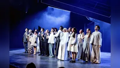 「デスノート」ミュージカル、ロンドンで初日 現地キャストで上演