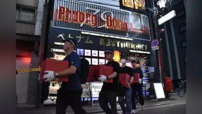 ミナミのカラオケ店で覚醒剤所持、ベトナム人8人逮捕