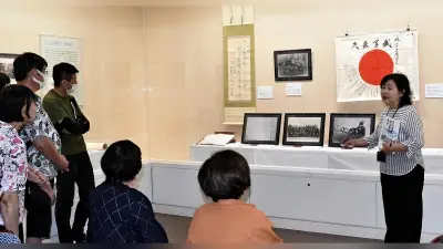 宇佐海軍航空隊の企画展、初公開含む７８点 遺品箱や桜花の噴射管も