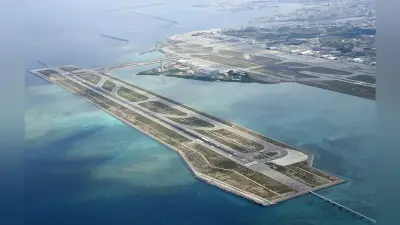 空自F15、那覇空港着陸後に立ち往生 左翼が滑走路接触、4時間閉鎖