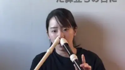 格闘技歴18年の女性、両鼻でリコーダー2本同時演奏「鼻だけは守り抜く」