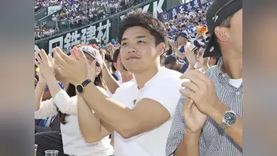 履正社・元主将が母校の応援に駆けつけ「全力尽くして」