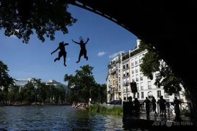 フランスで今夏の溺死者300人超、記録的猛暑で昨季比14%増