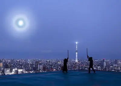 星のや東京、秋限定プログラム 天空月光稽古や貸切舟で月見