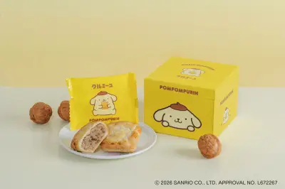 一六本舗「クルミーユ」とポムポムプリンがコラボ、第2弾商品を9月1日発売