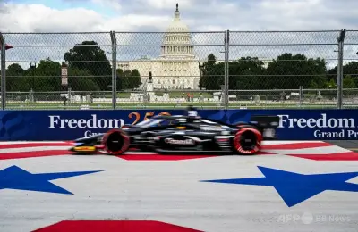 米首都ワシントンをインディカーが爆音疾走、建国250周年記念GP